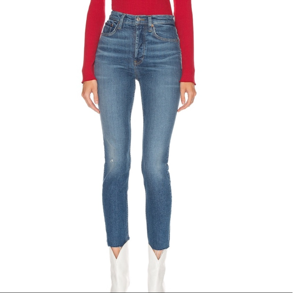 RE/DONE High Rise Ankle Crop